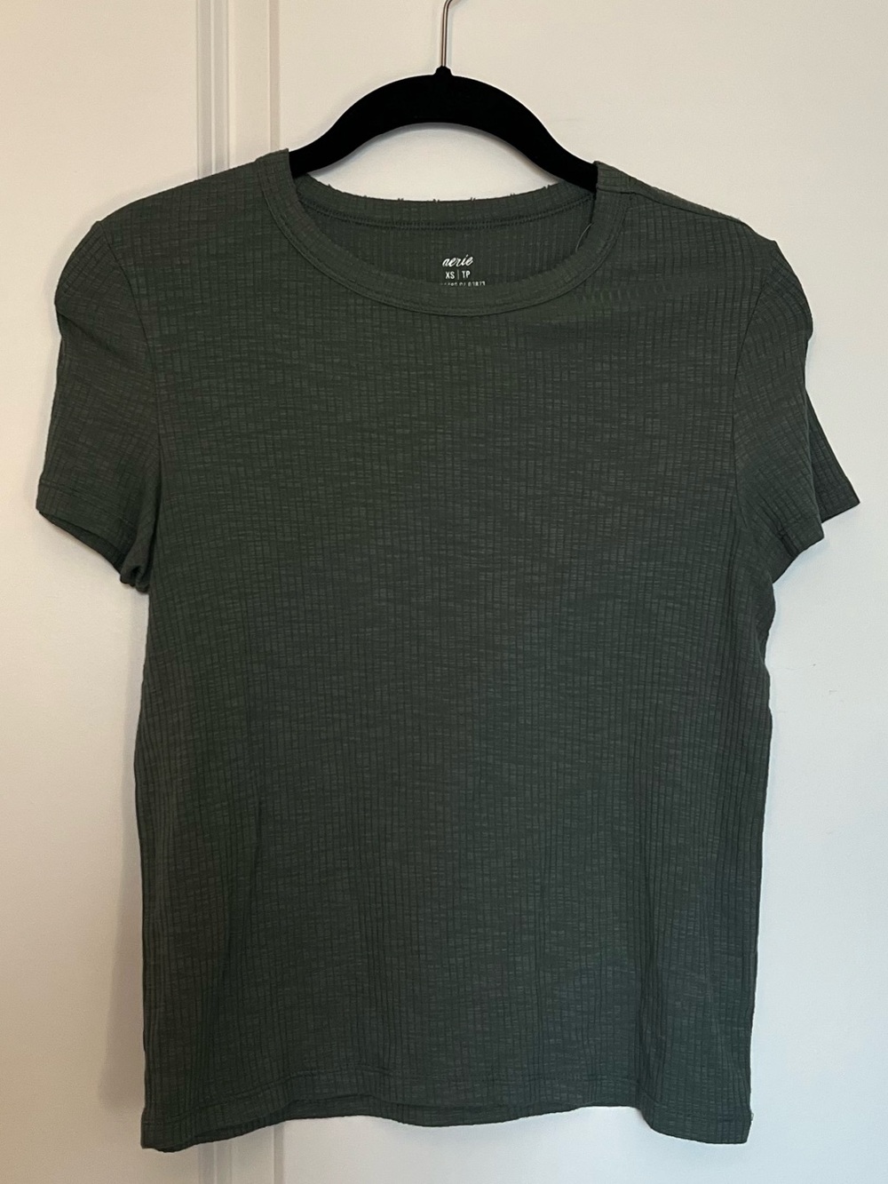 Aerie Ribbed Crewneck Tee NWT